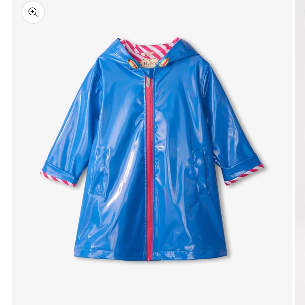 Hatley blue glitter swing jacket
